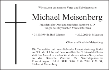 Anzeige von Michael Meisenberg von MGO
