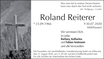 Anzeige von Roland Reiterer von MGO