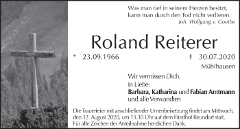 Anzeige von Roland Reiterer von MGO