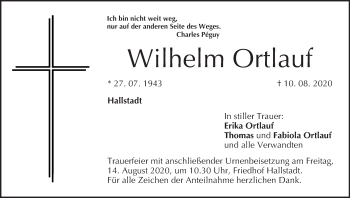 Anzeige von Wilhelm Ortlauf von MGO