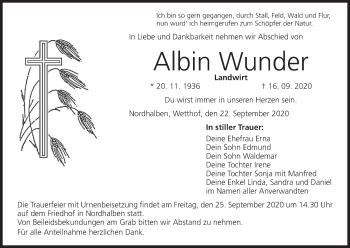 Anzeige von Albin Wunder von MGO