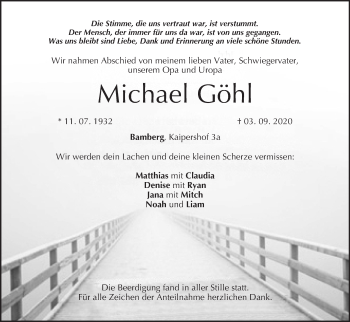 Anzeige von Michael Göhl von MGO