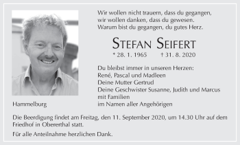 Anzeige von Stefan Seifert von MGO