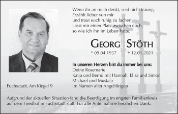 Anzeige von Georg Stöth von MGO