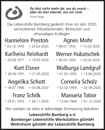 Anzeige von Kurt Elsner von MGO