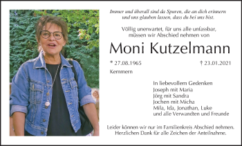 Anzeige von Moni Kutzelmann von MGO