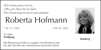 Anzeige von Roberta Hofmann von MGO