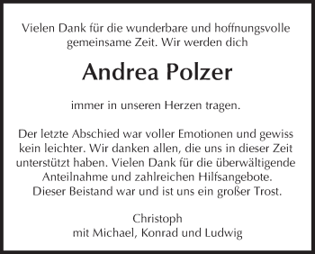 Anzeige von Andrea Polzer von MGO