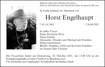 Anzeige von Horst Engelhaupt von MGO