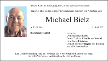 Anzeige von Michael Bielz von MGO