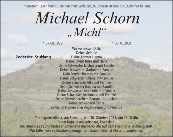 Anzeige von Michael Schorn von MGO