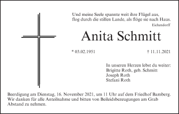 Anzeige von Anita Schmitt von MGO