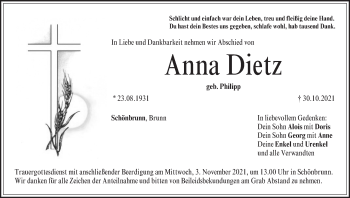 Anzeige von Anna Dietz von MGO
