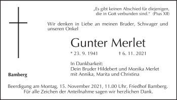 Anzeige von Gunter Merlet von MGO