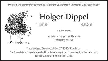 Anzeige von Holger Dippel von MGO