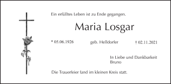 Anzeige von Maria Losgar von MGO