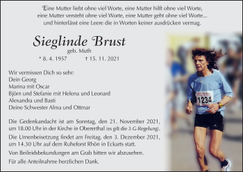 Anzeige von Sieglinde Brust von MGO