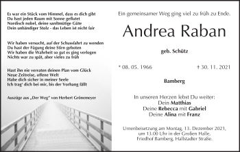 Anzeige von Andrea Raban von MGO