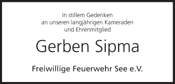 Anzeige von Gerben Sipma von MGO