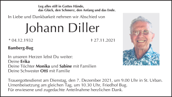 Anzeige von Johann Diller von MGO