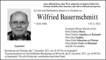 Anzeige von Wilfried Bauernschmitt von MGO