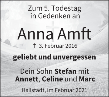 Anzeige von Anna Amft von MGO