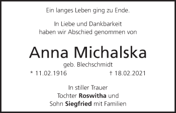 Anzeige von Anna Michalska von MGO