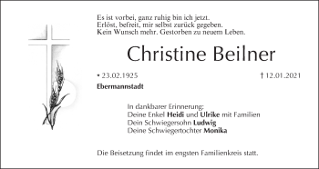 Anzeige von Christine Beilner von MGO