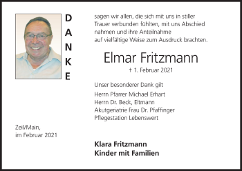 Anzeige von Elmar Fritzmann von MGO