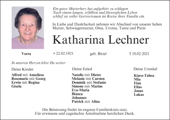 Anzeige von Katharina Lechner von MGO
