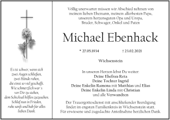 Anzeige von Michael Ebenhack von MGO