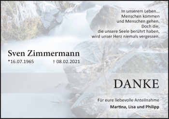 Anzeige von Sven Zimmermann von MGO