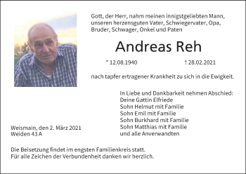 Anzeige von Andreas Reh von MGO