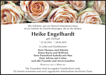 Anzeige von Heike Engelhardt von MGO