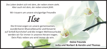 Anzeige von Ilse Herold von MGO