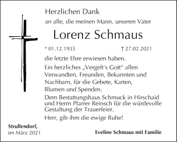 Anzeige von Lorenz Schmaus von MGO