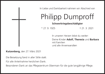 Anzeige von Philipp Dumproff von MGO