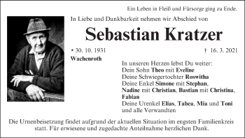 Anzeige von Sebastian Kratzer von MGO