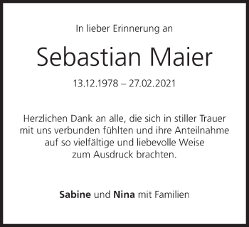 Anzeige von Sebastian Maier von MGO