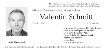 Anzeige von Valentin Schmitt von MGO