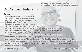 Anzeige von Anton Heilmann von MGO