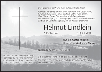 Anzeige von Helmut Lindlein von MGO