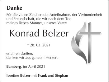 Anzeige von Konrad Belzer von MGO
