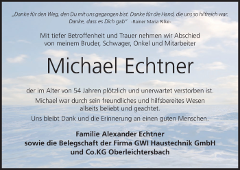 Anzeige von Michael Echtner von MGO