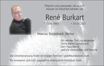 Anzeige von René Burkart von MGO