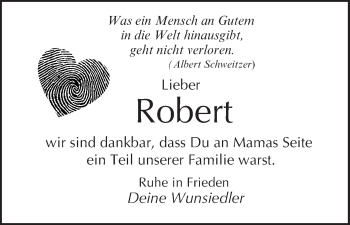 Anzeige von Robert  von MGO