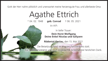 Anzeige von Agathe Ettrich von MGO