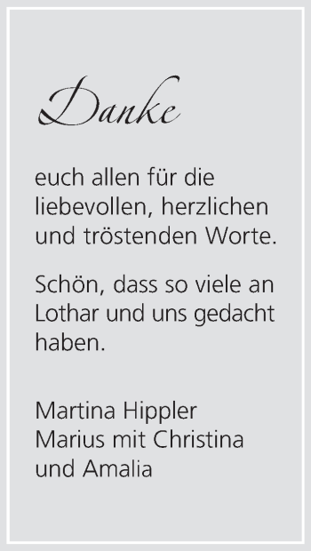 Anzeige von Danke  von MGO