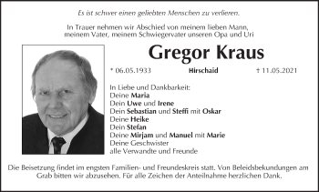Anzeige von Gregor Kraus von MGO