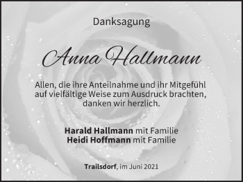 Anzeige von Anna Hallmann von MGO
